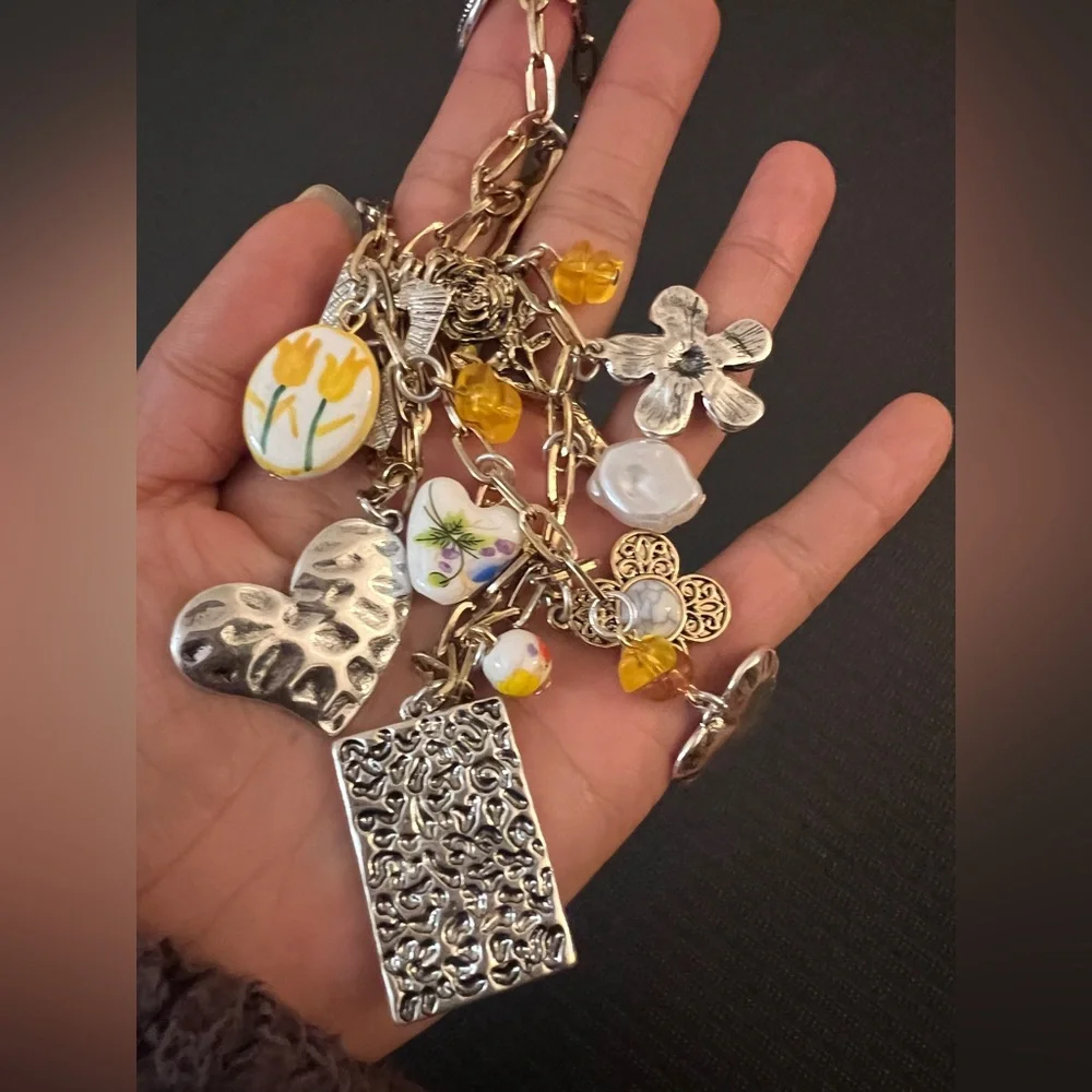 Free People Maxamillion Charm Necklace
